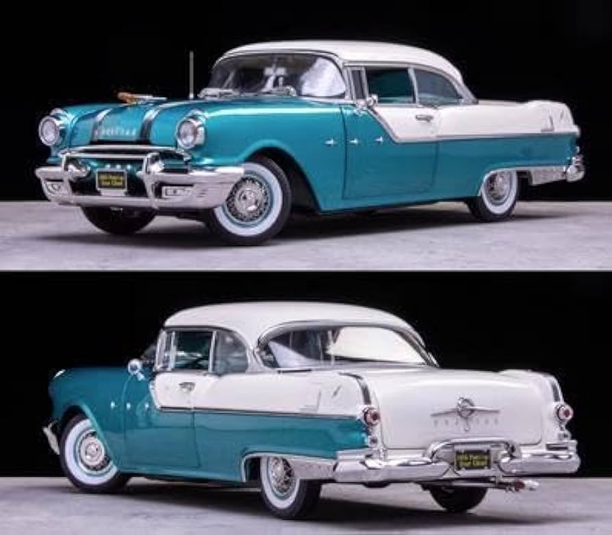 Amazon.co.jp: Sunstar 1/18 Pontiac Star Chief 1955 Blue/White